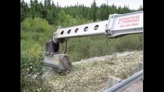 FAE Forestry Mulcher on a Gradall [upl. by Rammus]