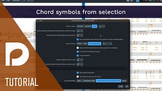 Chord Symbols From Selection  Introducing Dorico 4 [upl. by Olzsal715]