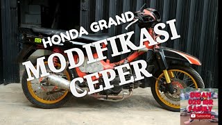 MODIFIKASI HONDA GRAND MINI HIGH ALIAS CEPER MAMPUS [upl. by Oilasor]