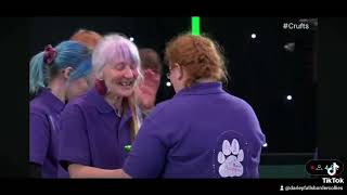 Bluebell winning the hoopers competition and taking part in the Hoopers demo at Crufts 2024 [upl. by Beattie]