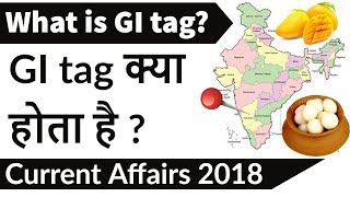 What is GI Tag जीआई टैग क्या है इसका उपयोग क्यो किया जाता है Current Affairs 2018 [upl. by Etteiluj]