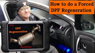 DPF Forced Regeneration using Autel MK808  How to Auto CLEAN Diesel Particulate Filter in 30 mins 🚗 [upl. by Hiro]