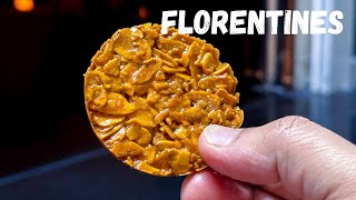 How to make almond florentines  chocolate dipped florentines [upl. by Rednael755]