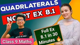 Class 9 Maths  Ch 8 Quadrilaterals  NCERT Ex 81 One Shot  Quadrilaterals Class 9 Full chapter [upl. by Aihsiyt325]