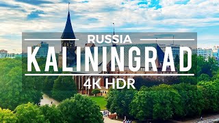 Kaliningrad Russia 🇷🇺  by drone in 4K HDR 60fps [upl. by Aisha679]