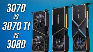 RTX 3070 vs 3070 Ti vs 3080  17 Game Comparison [upl. by Yelrah]