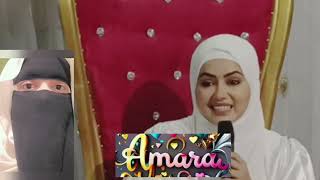 reacting on sana khan bayaan  mashallahamara art glitter anasart  amaraafreen [upl. by Robbie504]