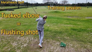 Training session  tucked elbow  flushing shots [upl. by Moran10]