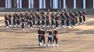 Commands and March At the IMA passing out ceremony [upl. by Sadonia]