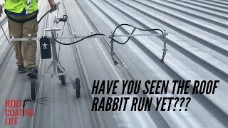 How to coat a Metal Roof with The Roof Rabbit [upl. by Airekat]