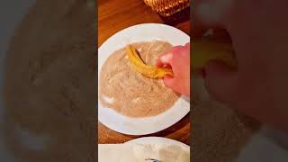 delicious churros short cookingvideo [upl. by Airretnahs]