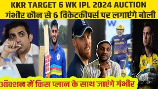 KKR Target 6 WK IPL 2024 Auction KKR Target Players 2024 KKR Strategy IPL Auction Tyagi Sports [upl. by Ramar]