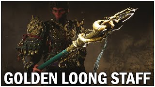 Black Myth Wukong How to Get Mythical Golden Loong Staff SECRET Weapon [upl. by Kerr381]