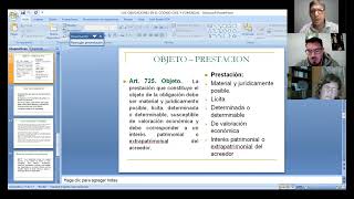 EL OBJETO DE LA PRESTACION EN LAS OBLIGACIONES [upl. by Arim500]