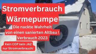 Stromverbrauch Wärmepumpe 2023 [upl. by Arutak937]