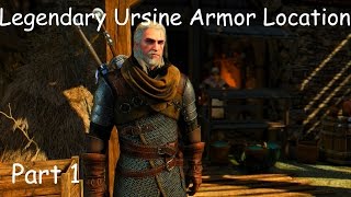 The Witcher 3 Wild Hunt Legendary Ursine Gear Set Locations Upgrade Diagrams [upl. by Varrian]