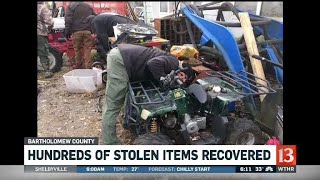 Stolen items on Bartholomew County property [upl. by Chick324]