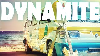 BTS  Dynamite Rock Version with Lyrics [upl. by Immas]