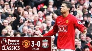 Ronaldo stars as United beat 10man Liverpool  Manchester United 30 Liverpool 2008  Classics [upl. by Assirt]