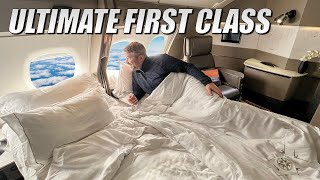 22hrs in the Worlds BEST FIRST CLASS Singapore Suites to NYC [upl. by Enylhsa]