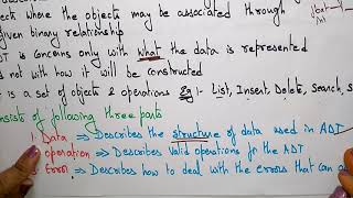 Abstract Data Type  Data Structures  Lec5  Bhanu Priya [upl. by Annua]