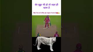 शेर कभी बुड्ढा नहीं होता 😘♥️💪🥰 trandingcricket criccomedycrishgylecricketlovershortfunycricket [upl. by Cappello]