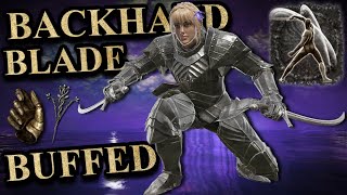 Elden Ring The Buff To Backhand Blades Made Them Insane [upl. by Naesyar446]