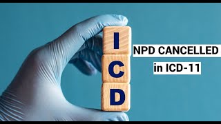 NPD CANCELLED in ICD11 NarcissismDissocialityAnankastiaNegative Affectivity Starts 0754 [upl. by Evander]