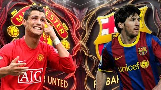 MANCHESTER UNITED 2008 VS BARCELONA 2011 [upl. by Lali]