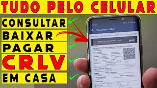 Como baixar e pagar o boleto do IPVA do carro ou moto pelo celular  CRLV 2024 [upl. by Yreva]