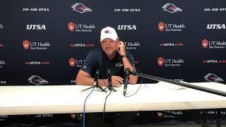 UTSA FB HC Jeff Traylor postgame press conference at Texas 91424 [upl. by Giuditta103]