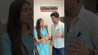 Side effects of love marriage 😂 lovemarriage comedy TanshiEntertainment [upl. by Eilime]