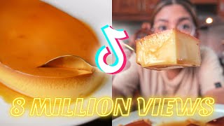 🍮 The ULTIMATE Leche Flan  VIRAL Tiktok Recipe 🍮 [upl. by Kristos]