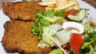 Como hacer Milanesa de Res Marinada al Natural  Cocinando con Angel [upl. by Weinstock703]