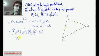 1ère S Formule barycentre 3 points [upl. by Nole]