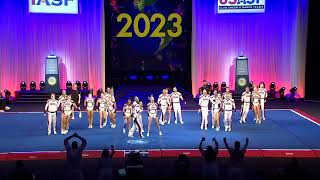 Flyers All Starz  NOTORIOUS in Finals at The Cheerleading Worlds 2023 [upl. by Gladstone]