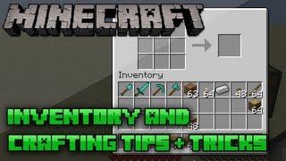 Minecraft Inventory amp Crafting TechniquesTips  15 [upl. by Tracy]