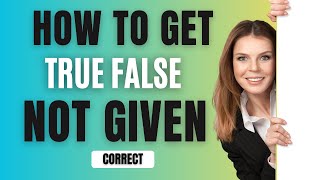 IELTS Reading TRUE FALSE NOT GIVEN I Tips amp Tricks [upl. by Ecniv22]