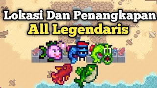 Lokasi Dan Penangkapan Semua Ikan Legendaris Stardew Valley [upl. by Nylirehs]