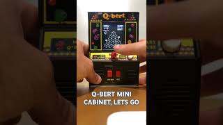 Starting up QBert mini cabinet 😀 qbert  arcade  retrogaming [upl. by Kerred]