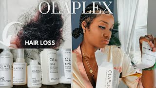 LETS TALK Olaplex reducing hair fall TESTED  Review Thoughts amp Recommendations April Sunny [upl. by Ken]