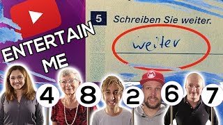 Die LUSTIGSTEN Antworten in Klassenarbeiten  ENTERTAIN ME  Staffel 4 Folge 2 [upl. by Hendel868]