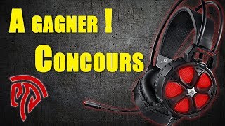 TERMINÃ‰CASQUE GAMER A GAGNER  Concours  Le Cool 2000 de chez EasySmx [upl. by Attwood]