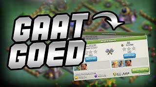 BUILDERBASE AANVALLEN GAAN GOED  CLASH OF CLANS NEDERLANDS NL 80 [upl. by Quiteris]