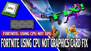 How to FIX High Cpu Usage and Low Gpu Usage in Fortnite [upl. by Limay]