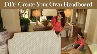 DIY Create Your Own Headboard [upl. by Athalla815]