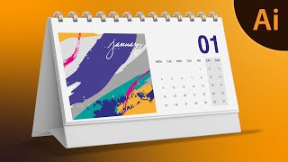 How to create a calendar in Adobe Illustrator [upl. by Aeynod50]