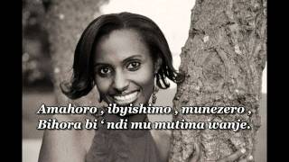 AMAHORO by Gaby avec Lyrics [upl. by Berna]