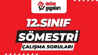 12SINIF SÖMESTRİ ÇALIŞMA SORULARI ÇÖZÜMLERİ [upl. by Nivaj]