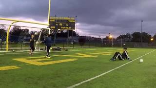 Goalkeeper Training  Warmup Drills [upl. by Garrek]